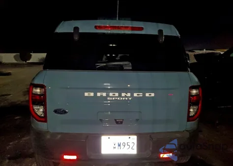 2022 Ford Bronco Sport Big Bend из США, поврежденный, VIN 3FMCR9B66NRD37266